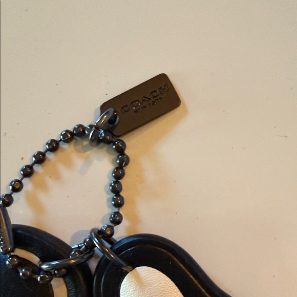 Disney and Coach collectible Black and White Mickey Keychain or Purse Charm - Picture 4 of 7